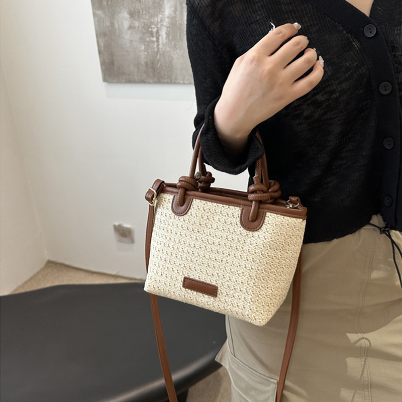 Luxury Beach Bags Ysl - Yeni Saman Dokuma Crossbody Çanta Kadınlar