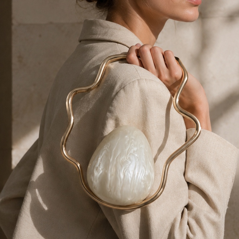 Luxury Bags On Sale - Kadınlar için mini akrilik yumurta çanta,