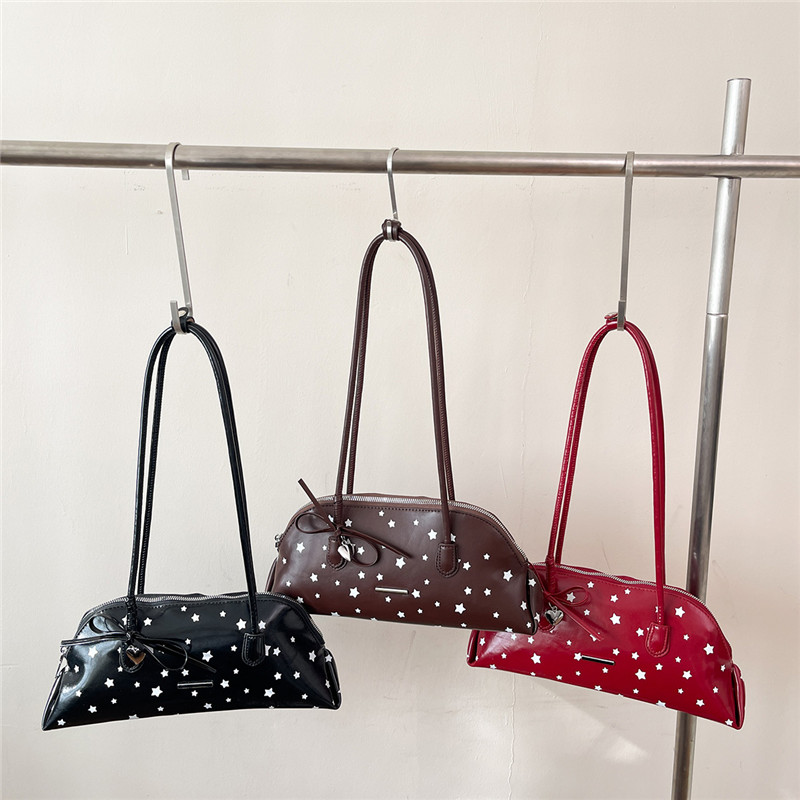 Luxury Bags Affordable - Yeni PU Yıldızlar Yay Fermuarlı Tatlı