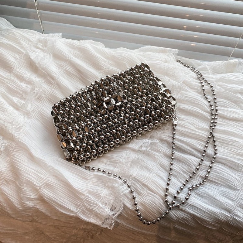 Luxury Bags On Sale - PU Lüks Hissi Tek Renk Abiye