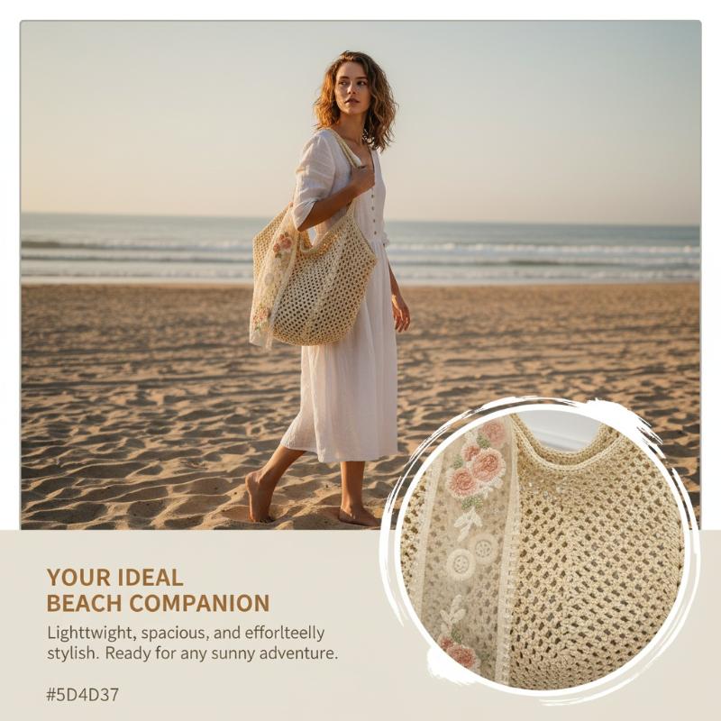 Dokuma Çantalar Büyük Kapasite - Luxury Beach Bags Ysl incelemesi ve fiyatı