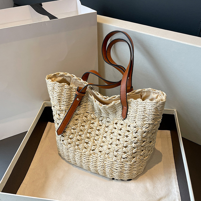Tasarımcı Rahat Rattan Hasır T - Luxury Beach Bags Ysl incelemesi ve fiyatı