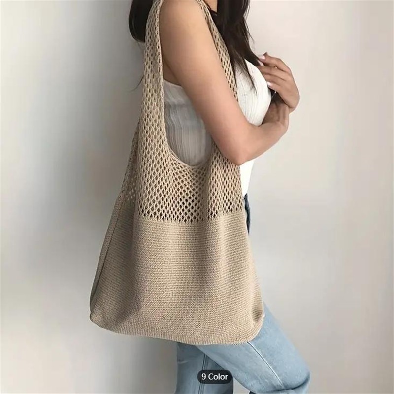 Estetik Hollow Out dantel çant - Luxury Beach Bags Ysl incelemesi ve fiyatı